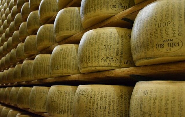 Aumenta l’esportazione del Parmigiano Reggiano