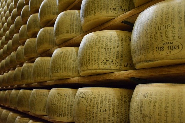 Aumenta l’esportazione del Parmigiano Reggiano